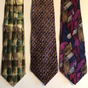 Lot of 3 - J. Garcia Collection Ties